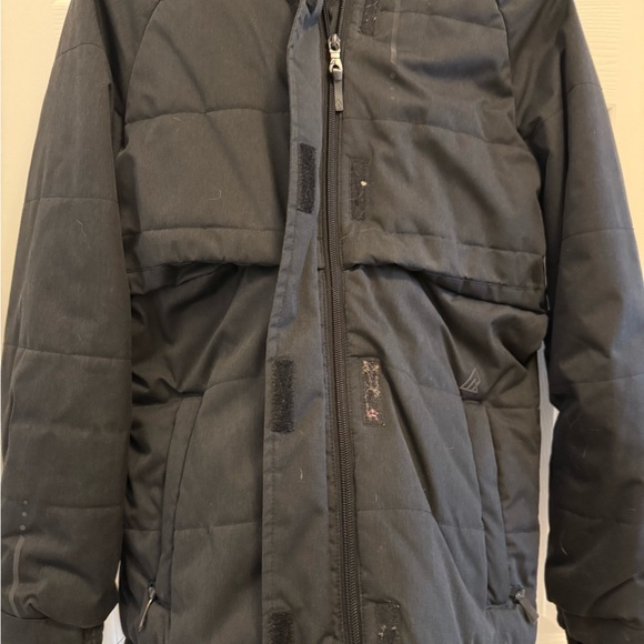 Kids Black Winter Jacket - Picture 3 of 5